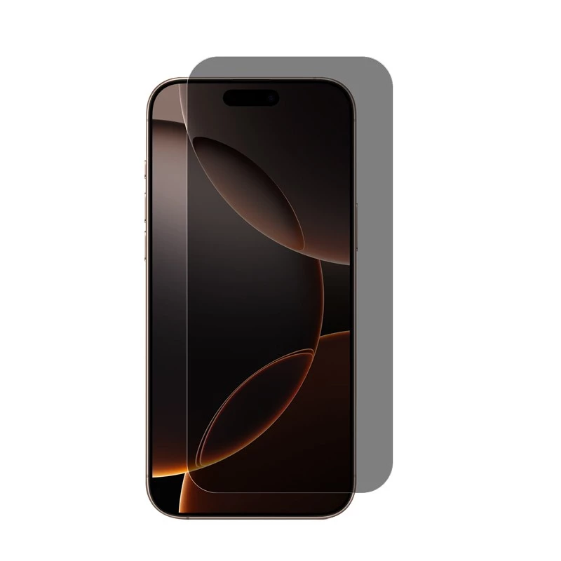 Vetro temperato privacy Crong per iPhone 16 Pro Max — antiriflesso, antigraffio