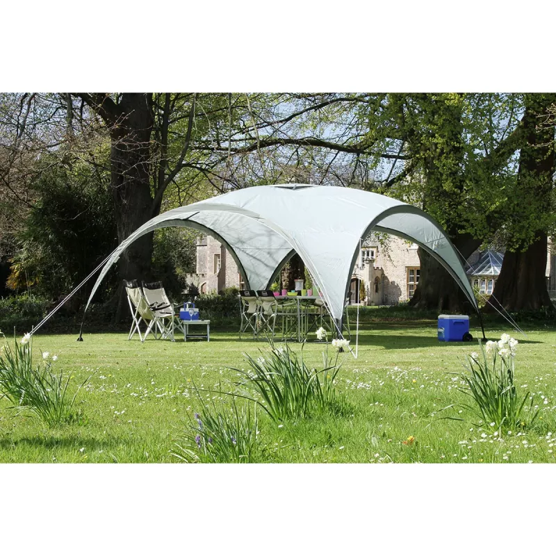 Gazebo Event Shelter, 4,5 x 4,5 m (grigio chiaro/grigio)