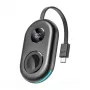 Caricabatterie a induzione wireless Joyroom JR-W09 3W con cavo USB-C per Apple Watch, nero