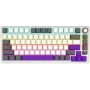 LORGAR KBP7075W, tastiera gaming meccanica 75% wireless Pro, beige, layout EN