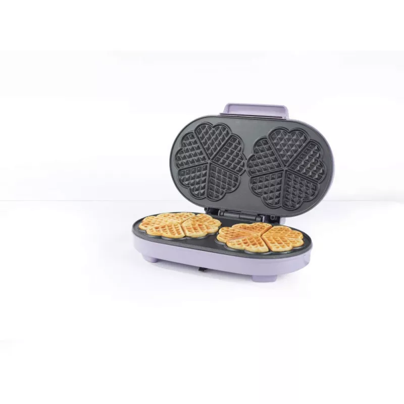 Giles & Posner EK6700GSPPVDE Macchina per waffle a doppio cuore