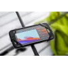 Supporto telefono regolabile deeper ITGAM0003 — supporto telefono per canna da pesca, silicone, per telefoni 3,5–5 pollici, 280 mm, nero