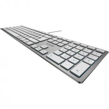 CHERRY KC 6000 tastiera sottile FOR MAC ufficio USB QWERTZ tedesca argento