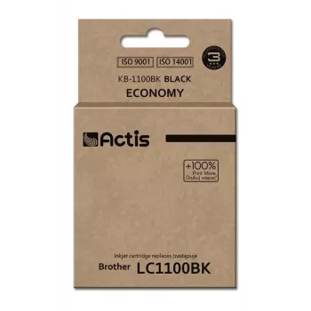 Actis KB-1100Bk inchiostro (sostitutivo per Brother LC1100BK/980BK; Standard; 28 ml; nero)