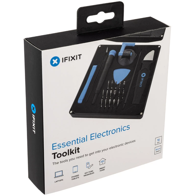 iFixit Essential Electronics Toolkit - set di utensili per la riparazione di smartphone ed elettronica