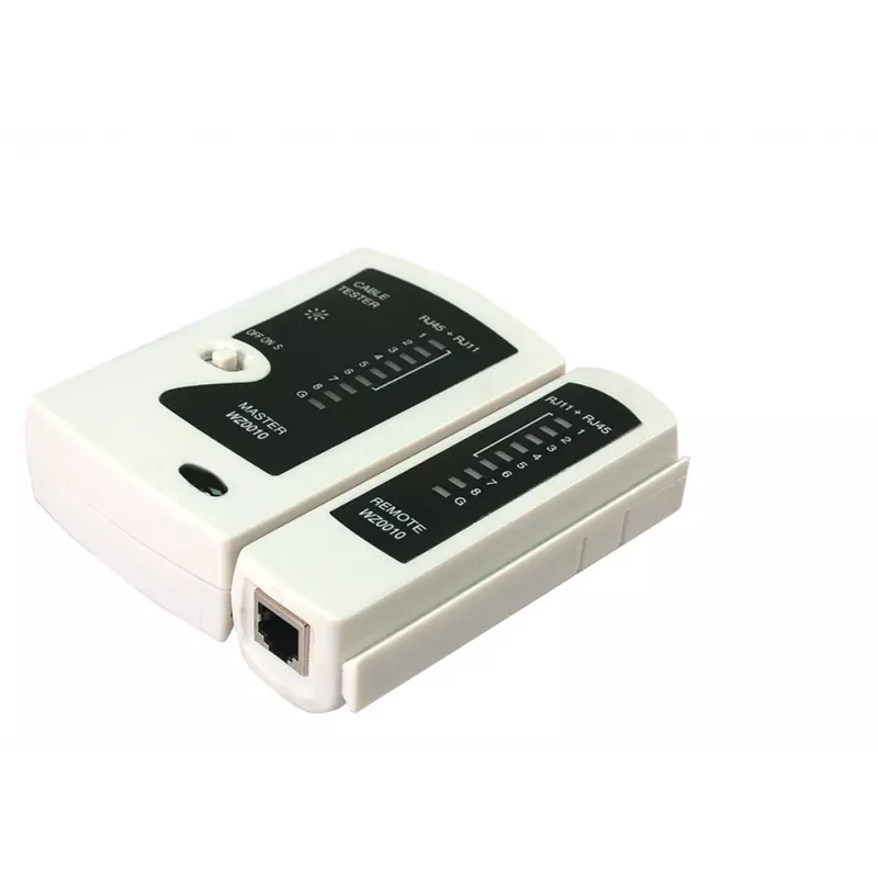 Tester per cavi, LogiLink WZ0010, dispositivo di verifica cavi di rete