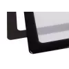 Filtro antipolvere DEMCiflex 120 mm quadrato - nero/bianco
