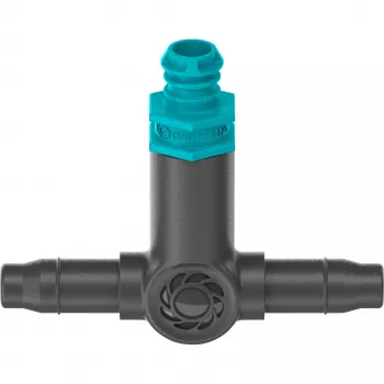 Gocciolatore per irrigazione Gardena 13317-20 2 l/h nero montaggio in linea
