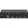 Switch KVM Inter-Tech IPC AS-41HUS 4 porte USB