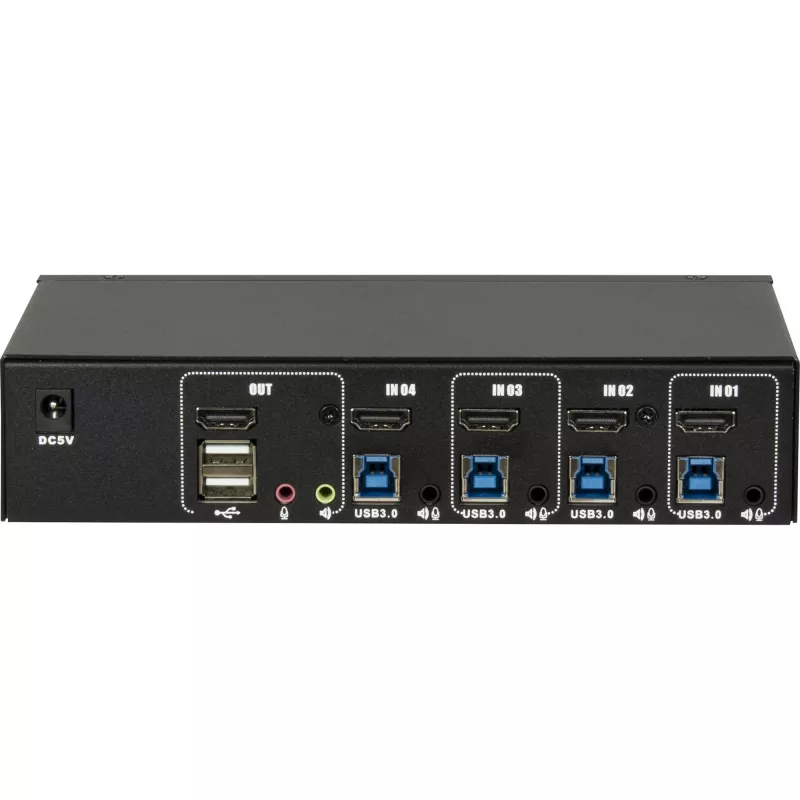 Switch KVM Inter-Tech IPC AS-41HUS 4 porte USB
