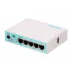 Mikrotik RB750GR3 router con filo Gigabit Ethernet turchese, bianco