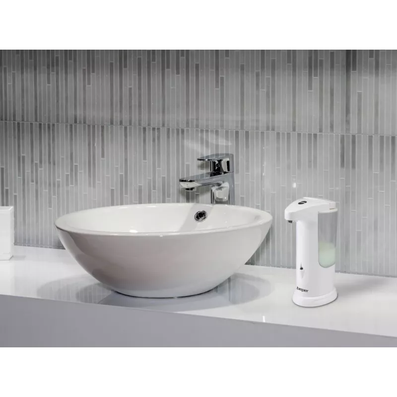 Dispenser di sapone Beper P201UTP004 bianco