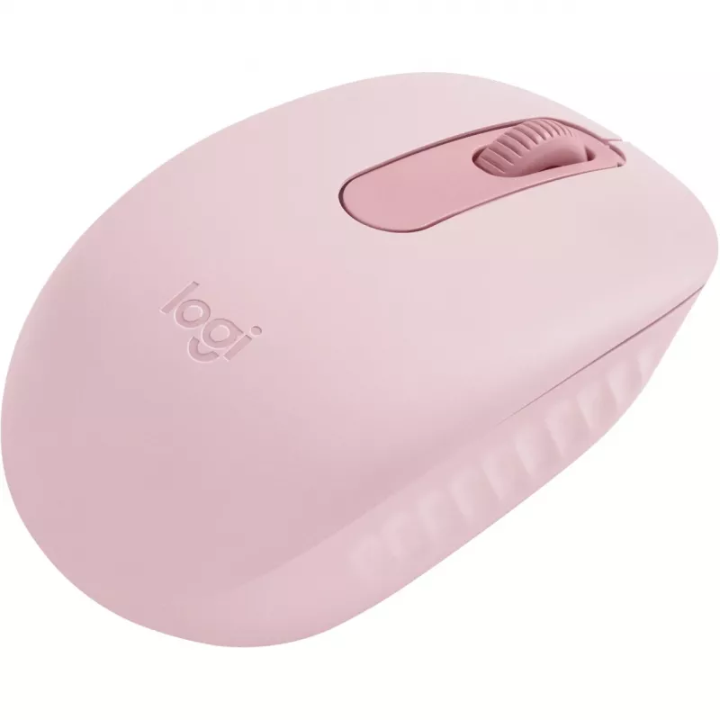 Logitech M196 - mouse - per destrorsi e mancini - ottico - 3 tasti - wireless - Bluetooth - rosé (910-007461)