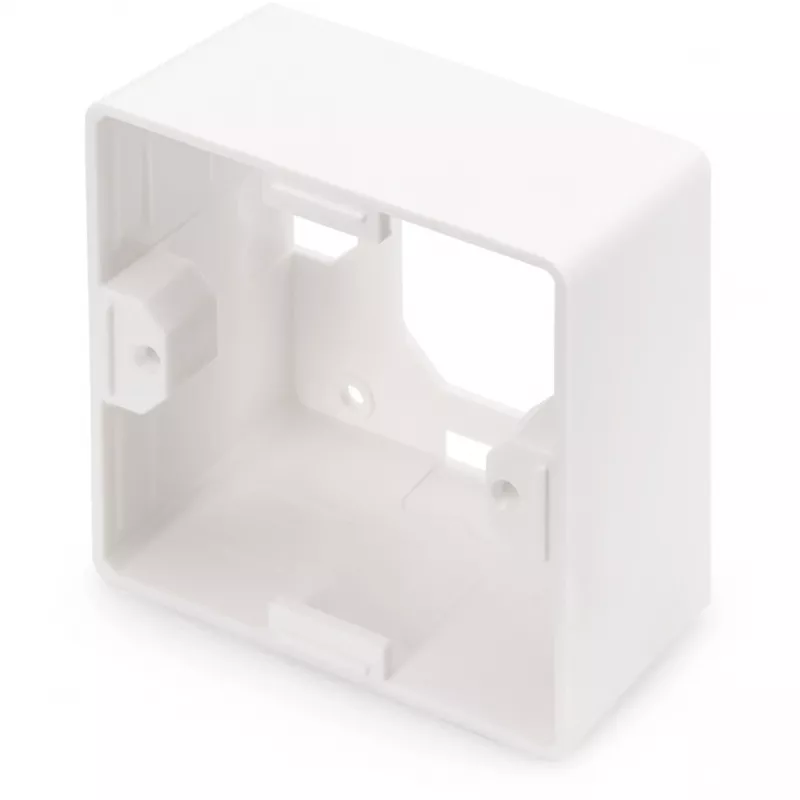 DIGITUS - scatola di installazione superficie rete - Pure White, RAL 9010 (DN-93803)