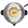 Set fonduta Taurus FF2 2 L per 8 persone, corpo in acciaio inox, 1000 W, 230 V, nero/argento