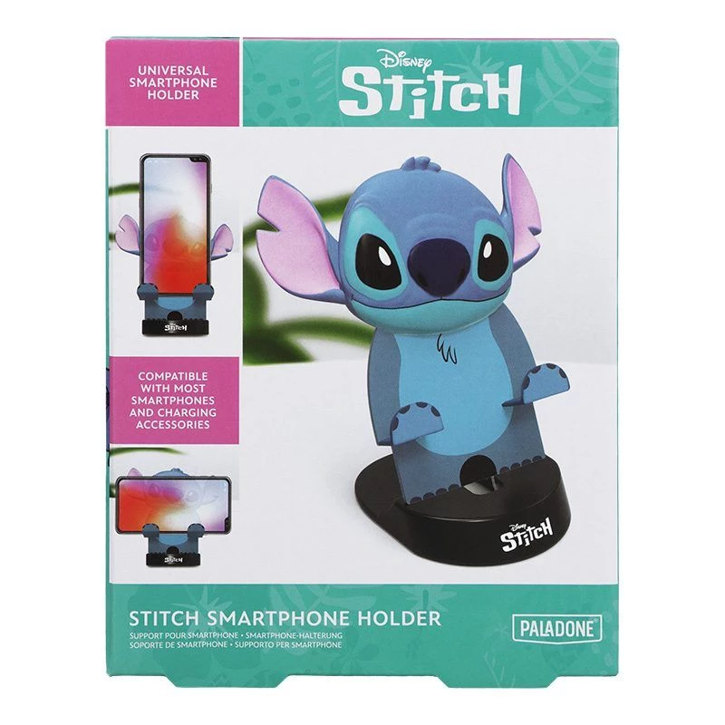 Supporto per smartphone Paladone PP13486LS design Stitch — supporto regolabile per smartphone e piccoli tablet