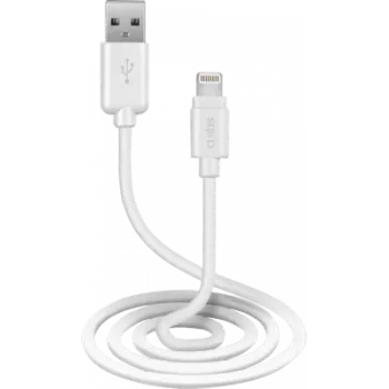 Cavo Lightning SBS TECABLEUSBIP589W 1 m bianco (TECABLEUSBIP589W)