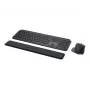 Logitech MX Keys combo for Business Gen 2 tastiera mouse inclusi ufficio RF Wireless + Bluetooth AZERTY francese grafite