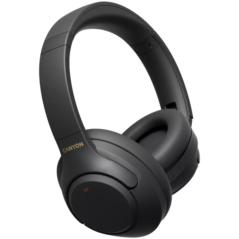 Cuffie wireless CANYON OnRiff 6 con Bluetooth, cancellazione attiva del rumore ANC, microfono integrato, lunga durata della batteria, design ergonomico