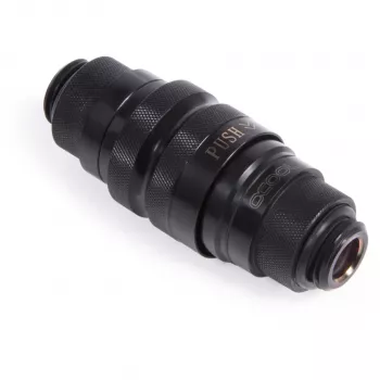 Eiszapfen set raccordi a sgancio rapido G1/4 AG - Deep Black (nero (opaco))