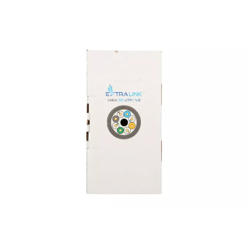 Cavo Extralink Twisted-Pair CAT5E UTP (U/UTP) V2 da interno 305M