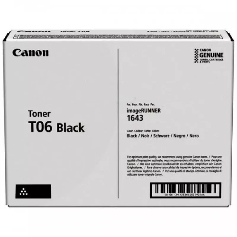 Canon T06 (3526C002) cartuccia toner, nero (SPEC)