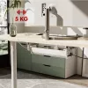 Organizer per cavi e ciabatte sottoscrivania Maclean, carico max. 5 kg, bianco, MC-106 W