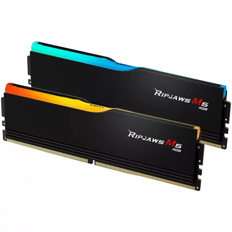 DIMM 32 GB DDR5-6000, memoria RAM nero, F5-6000J2836G16GX2-RM5RK, Ripjaws M5 RGB, INTEL XMP