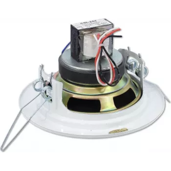 Altoparlante da incasso Omnitronic CS-4W 6 W 100 V bianco