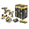 Kit combinato utensili DeWALT DCK500P3T-QW, 18V, 3 batterie