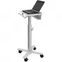 Ergotron StyleView carrello per laptop, SV10 – carrello per notebook – medicale – metallo – bianco, alluminio – dimensione schermo: fino a 43,2 cm (fino a 43,20 cm (17)) (SV10-1100-0)