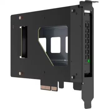 ICY Dock ToughArmor MB111VP-B - rack di archiviazione mobile - per M.2 / M.3 SSD rack mobile - 2,5 pollici (6,4 cm) - NVMe - PCIe 4.0 x4 - nero (MB111VP-B)