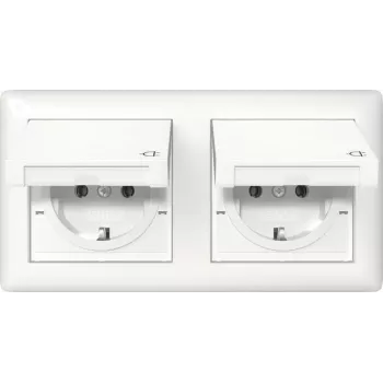 GIRA 415803 SCHUKO KD + Set IP44 + placca (415803)