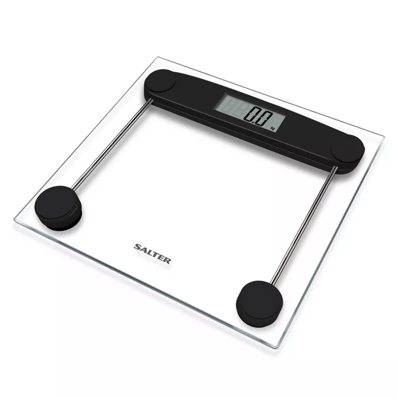 Bilancia da bagno Salter 9208 BK3R bilancia compatta in vetro elettronica