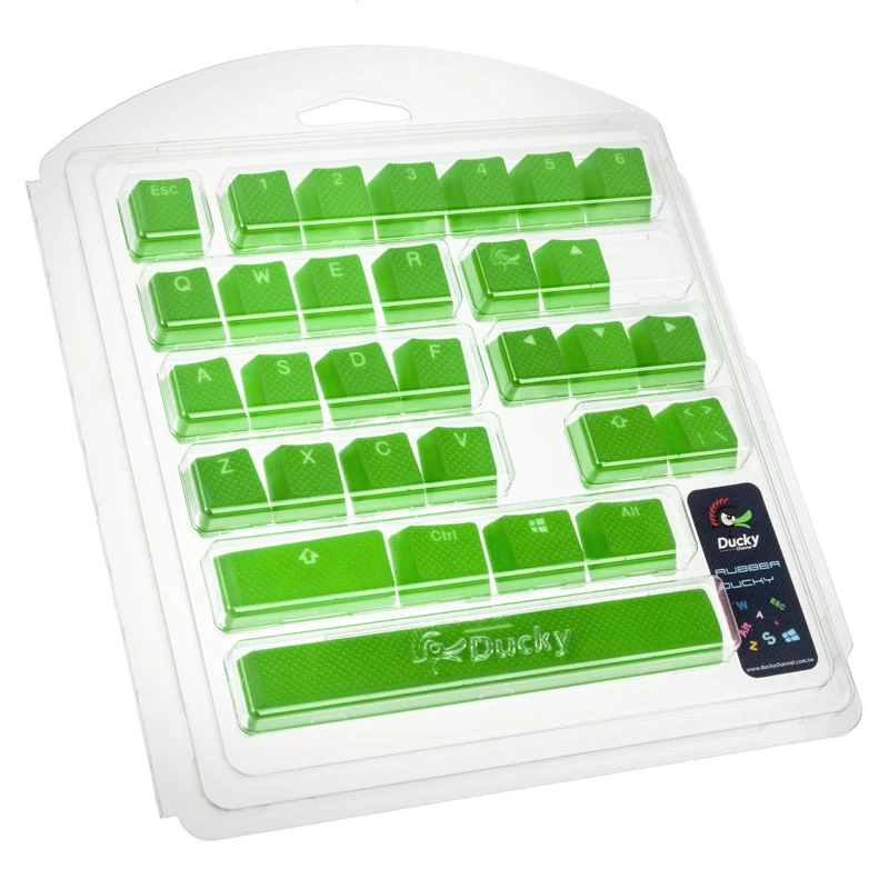 Keycap Ducky DKSA31-USRDGNNO1 Verde chiaro Gomma Cherry MX