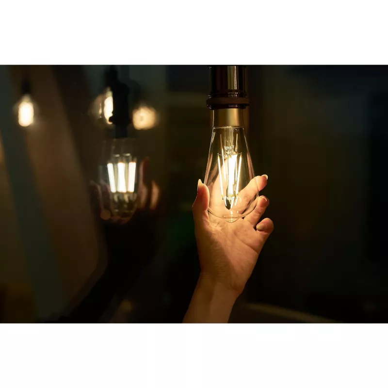 Lampadina smart Shelly Vintage ST64 Wi-Fi trasparente 230 V