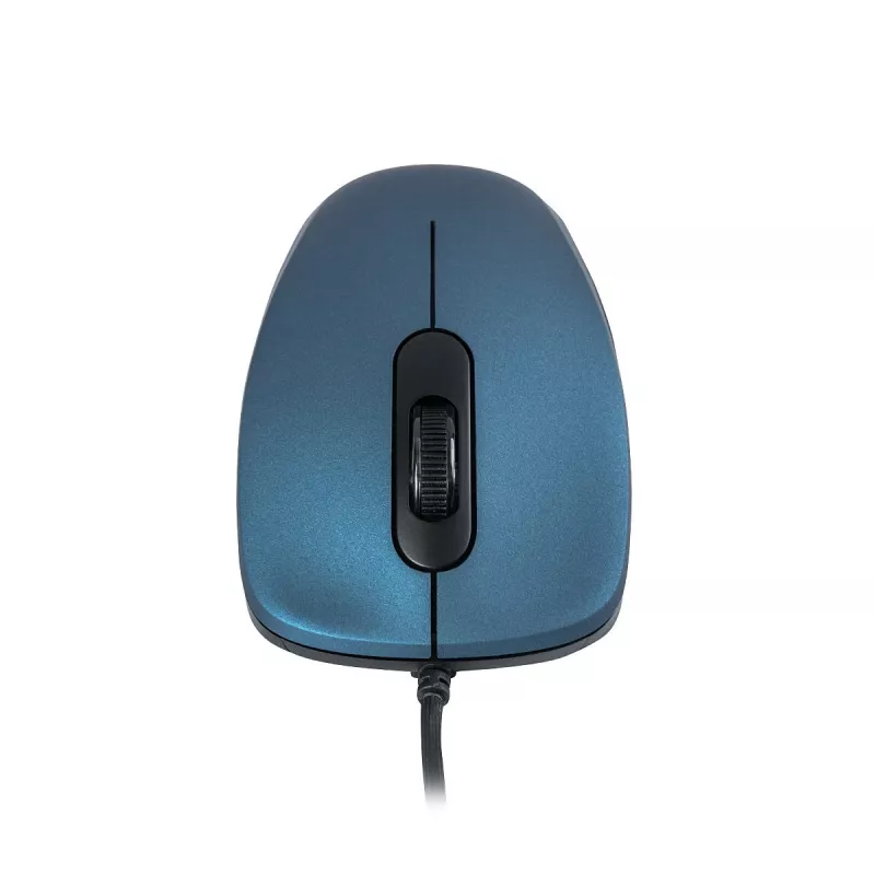 ModeCom MC-M10S - mouse - ottico - 3 tasti - con filo - USB - blu