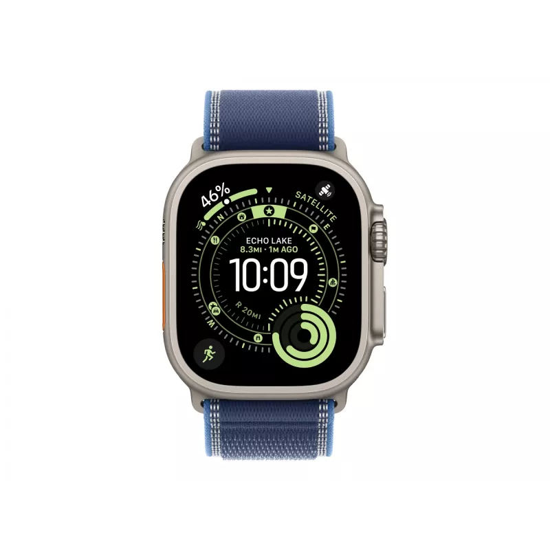 Cinturino Apple MFT74ZM/A smartwatch blu titanio poliestere spandex nylon
