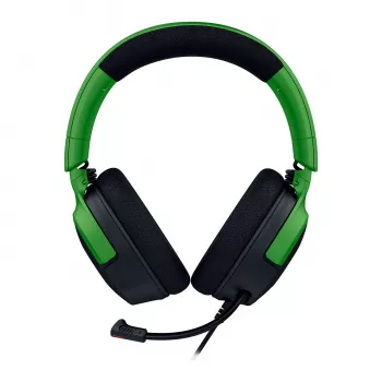 Headset gaming con filo Razer Kraken V4 X — supraurali, 20–20000 Hz, cavo 1,8 m, 310 g, nero/verde