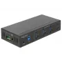 Delock 63309 hub USB industriale esterno, 4 x USB 3.0 Type-A, protezione ESD 15 kV, custodia in metallo, montabile a parete