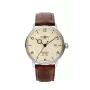 Orologio automatico Zeppelin LZ129 Hindenburg 8062-5 — cassa in acciaio inox, cinturino in pelle