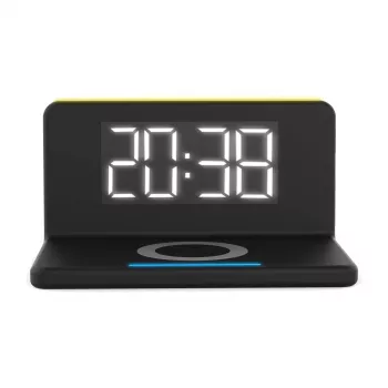 Sveglia digitale Terratec ChargeAir nero giallo 286141