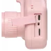 Denver KPC-1370P fotocamera digitale per bambini con stampante termica, LCD da 2,8 pollici, 48 MP, video 1440p, rosa