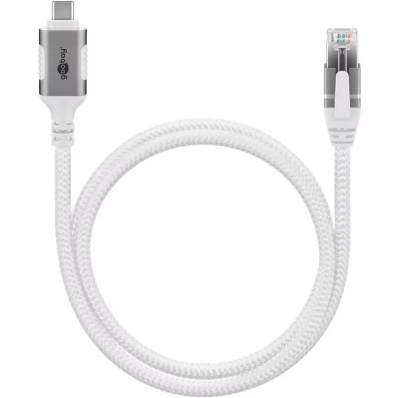 Goobay 74177 - Adattatore di rete cavo USB 3.1 Type-C Gigabit Ethernet 3 m - Scheda di rete - 1.000 Mbps (74177)