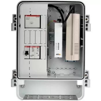 Axis T98A18-VE Media Converter Cabinet A - convertitore di media - GigE - 10Base-T, 100Base-TX, 1000Base-X, 100Base-X - 2 porte - RJ-45 / SFP (mini-GBIC)