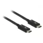 Delock 84844 cavo Thunderbolt 3 USB-C, maschio-maschio, 40 Gbps, 5 A, 0,5 m, nero