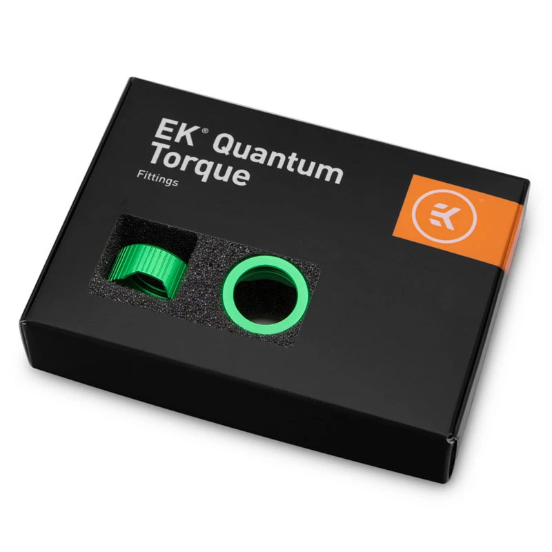 Anello di compressione EK Water Blocks EK-Quantum Torque, confezione da 6, HDC 16 - verde