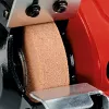 Levigatrice da banco TC-XG 75 Kit (rosso/nero, 150 Watt, ampio set di accessori per lucidatura e levigatura)