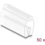 Marcatori per cavi DELOCK 80952, 50 pz., per cavi Ø 6–10 mm, trasparente