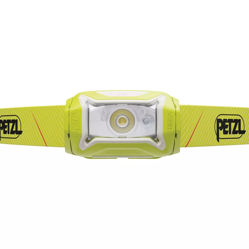 Torcia frontale Petzl TIKKA 350 lm gialla — 350 lumen, torcia frontale LED compatta